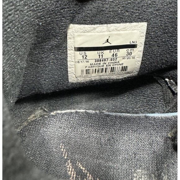 Nike Air Jordan 4 Retro Royalty Men’s Size 12 Black Metallic Gold 308497 032 - Picture 9 of 11